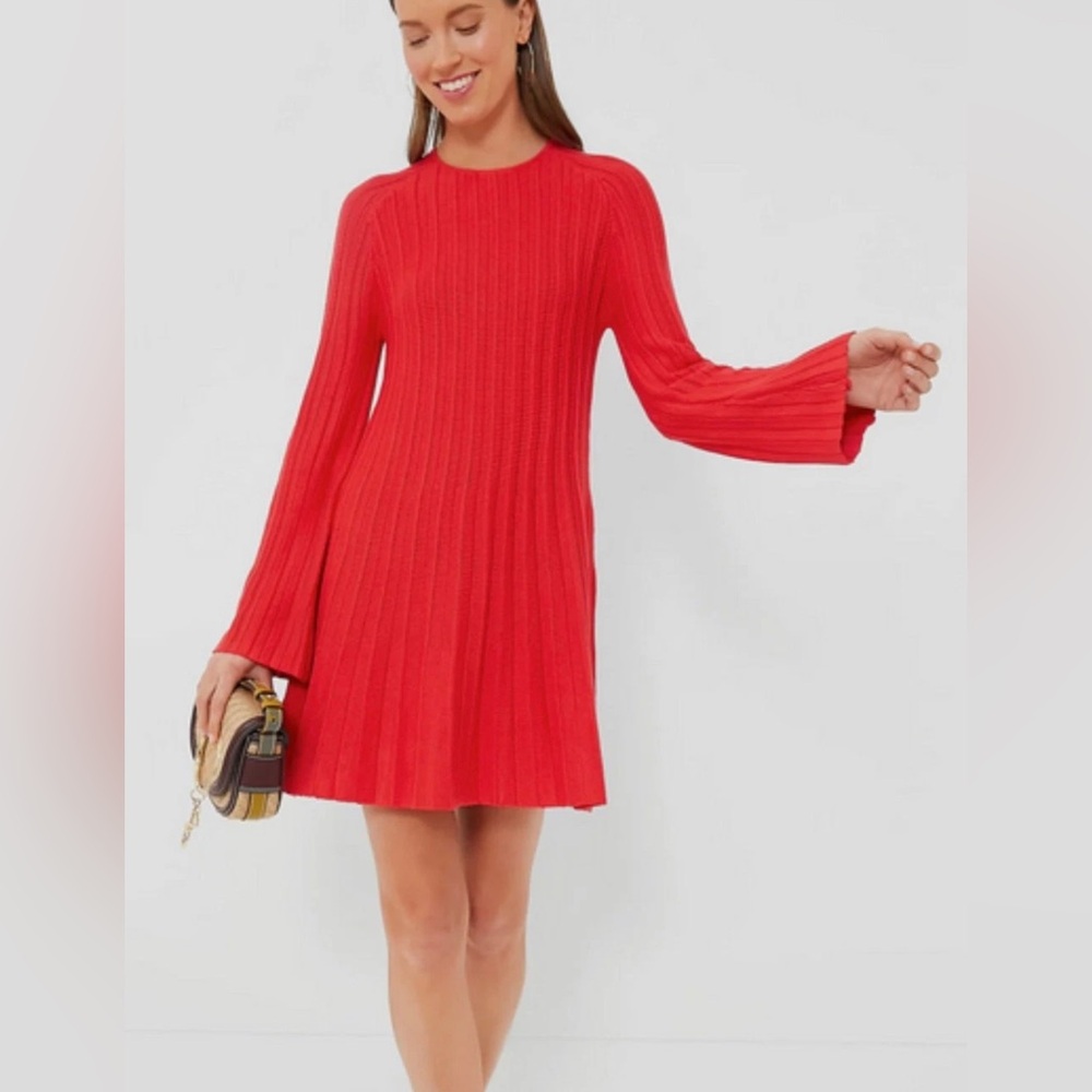 Pomander Place Tuckernuck Red Adi Knit Mini Dress